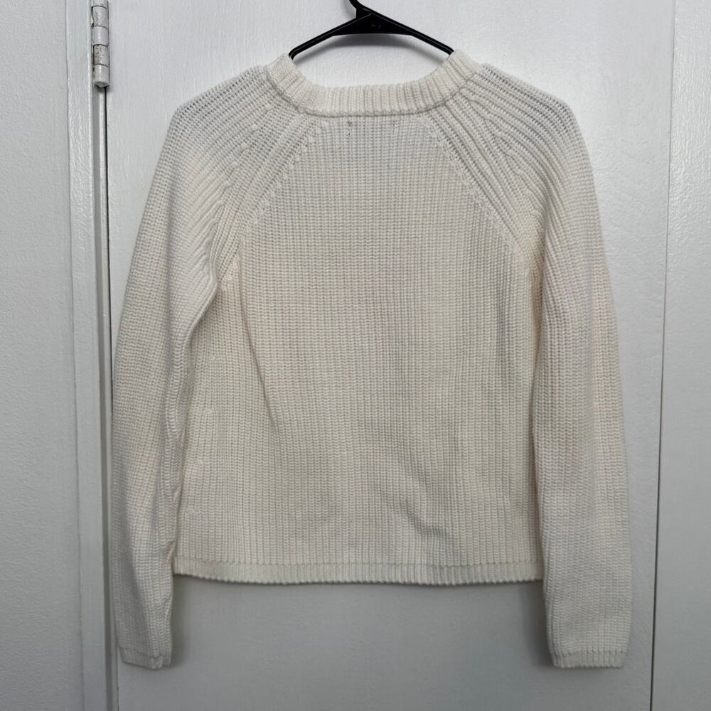 Quince Ivory Cotton Sweater - Picture 4 of 6